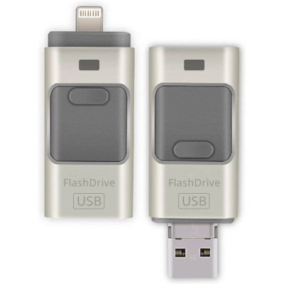 Lightning, micro USB en USB stick - 32GB